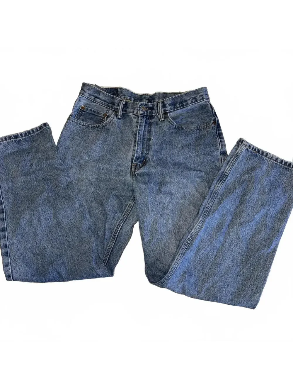 Levi's 550 Loose Fit Mens 32 x 32 Work R Casual Blue Denim Jeans Classic